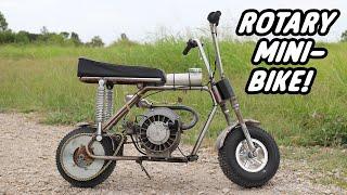 ROTARY MINI BIKE gets a Drivetrain and Custom Exhaust! | Rotary MiniBike Ep. 2