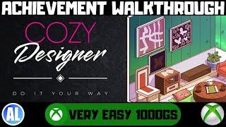 Cozy Designer #Xbox Achievement Walkthrough - Very Easy 1000GS