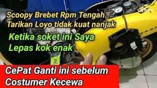 Scoopy Nuw brebet gak kuat lari apalagi jalan tanjakan padahal habis service Dari ....