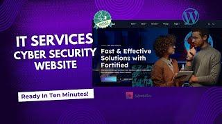 Make ITeS and Cyber Security Website |  Information Technology Service Website Template | Fortified