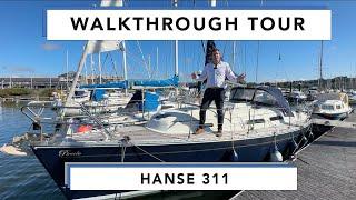 Hanse 311 - Walkthrough Tour - Extremely comfortable short handed sailing!