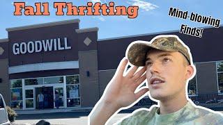 Fall Thrift With Me! Amazing Goodwill Shopping! Sweaters, Coats, Boots, etc.