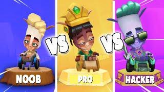 NOOB Vs PRO Vs HACKER PACO CHALLENGE In ZOOBA