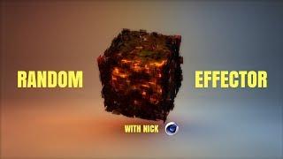 LETS LEARN CINEMA 4D R19 - RANDOM EFFECTOR