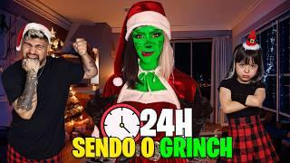 24 HORAS SENDO O GRINCH *deu ruim?