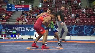 1/2 GR - 55 kg: N. MAMMADLI (AZE) v. A. ATABAEV (UZB)