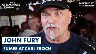 JOHN FURY LOSES IT AS HE THREATENS TO HEADBUTT CARL FROCH!