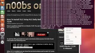 Installing VLC Using VLC Daily PPA on Ubuntu 12.04