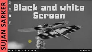 How to Fix Black and white Screen/Display on Laptop/Pc