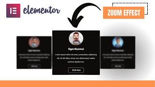 Transform Your Website with Free Elementor ZOOM & BLUR Effects! 