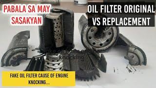 PABALA PARA SA GUMAGAMIT NG FAKE NA OIL FILTER,