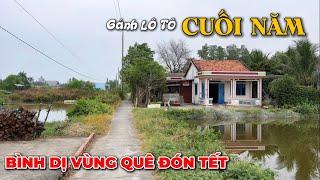 Gặp Gánh Lô Tô Ở Ruộng Mùa Cuối Năm | Nét Đẹp Vùng Quê Mùa Gần Tết.