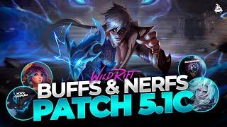 MUDOU O META?! LILLIA E VIEGO NERFADOS! ENTENDA OS BUFFS E NERFS DO PATCH 5.1C! | Wild Rift