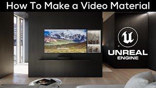 How To Make a Video Material In Unreal Engine 5