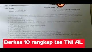 Casis TNI AL Menyiapkan berkas 10 rangkap Fotocopy legalisir untuk Tes Bintara & Tamtama #casistni