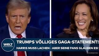 US-WAHL: Kamala Harris gegen Donald Trump! "Glauben alles, was er sagt!" Gaga-Statement im TV-Duell