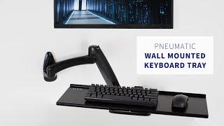 MOUNT-KB35A Pneumatic Wall Mounted Keyboard Tray by VIVO