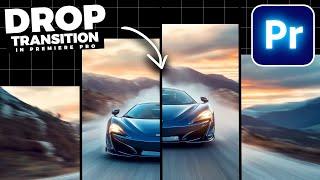 Vertical MUSIC DROP Slide TRANSITION In Premiere Pro