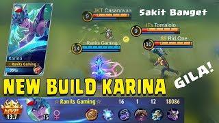 New Build Karina Yang Ini Sakit Banget & Kuat Darah Untuk Lawan 1 vs 5 - Mobile Legends Gameplay