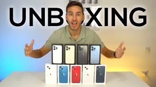 iPhone 13 y iPhone 13 Pro, UNBOXING de TODOS los colores 