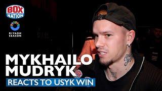 Mykhailo Mudryk Exclusive Reaction To Oleksandr Usyk Win Over Tyson Fury