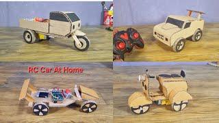 DIY Motorized Cardboard Toys/4 Cool DC Motor Projects" #rccar #auto #scooter #sportscar @Prtoy6