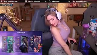 Twitch Thot Alinity Show her ass on stream super sexy