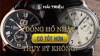 So sánh đồng hồ Thuỵ Sỹ và đồng hồ Nhật Bản: Quý Ông nên chọn đồng hồ gì ?