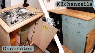 Küche und Gaskasten im Campervan bauen - so sparst du Gewicht | DIY Van | Ducato Ausbau Vlog Teil 13