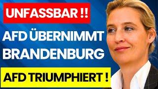 AFD ÜBERNIMMT BRANDENBURG! AFD SICHERT SICH DEN SIEG! AFD MACHT DAS UNMÖGLICHE WAHR! AMPEL ENDE!