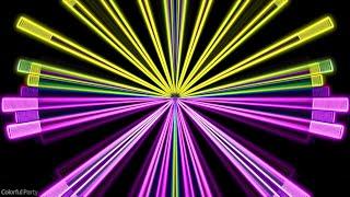 Strobe Party Changing Lights Colorful Disco Screen Video 