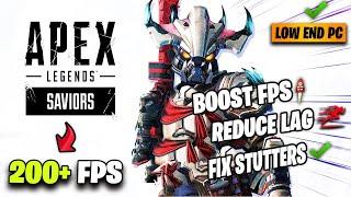 APEX LEGENDS SEASON 13: FPS BOOST & Lag Fix - Best Settings For increase Low End Pc performance 2022