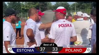 ESTONIA vs POLAND - Mölkky European Championship 2024 Nations Cup Quarterfinal