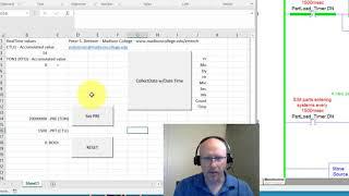 Read and Write Data in MS Excel, using RSLinx to and from ControlLogix