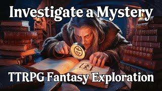 Investigate a Mystery | D&D/TTRPG Music | RPG Fantasy Exploration Music