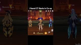 I found C7 Navia in Co-op #navia #genshinimpact