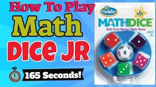 How To Play Math Dice Jr.