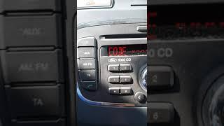 Ford transit connect 6000 CD( key code ), radio ford.