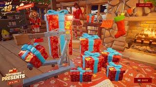 fortnite winterfest presents glitch