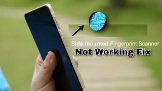 Poco Side mounted fingerprint Not Working Fix || Side mounted fingerprint Not Working