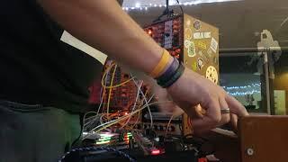 man_e_faces live modular synth performance on SoundArt Radio 11/18