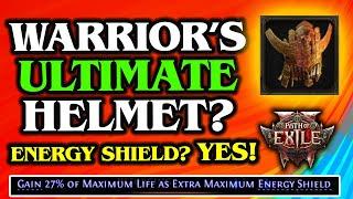 PoE2: Energy Shield for Warrior - YES! ZERO Effort INSTA Durability Boost (Unique Helmet)