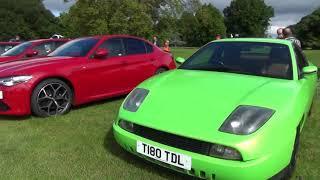 ITALIAN CARS  AND BIKES AT  NEWBY HALL 2022