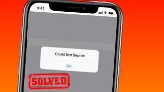 Could Not Sign In Apple ID Please Try Signing in Again | Apple ID Could not Sign In | Fixed