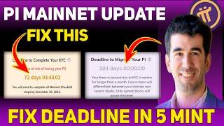 PI Network New Update:Deadline to Migrate your Pi - Pi Network Migration timer - Pi New Update