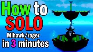 [GPO] How to Solo Mihawk/Roger in 3 minutes in Update 10