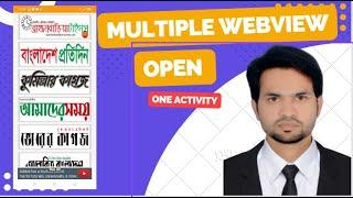 How to make Multiple webView in two Activity with android studio