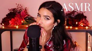 ASMR Extra Closeup Whispering (+ Soft Mic scratching, Mouth Sounds, Trigger Words)