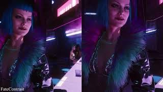Cyberpunk 2077 - Meeting Evelyn Male/Female V Comparison