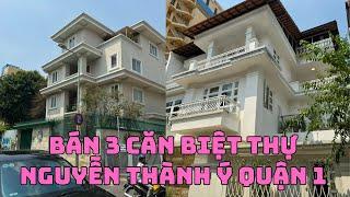 Chương Nguyễn review bán 3 căn Biệt thự mặt tiền Quận 1.